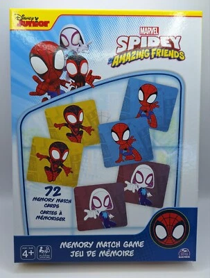 Disney Marvel Spider-Man Spidey & his Amazing Friends Memory Match Game NEW - Image 1 of 4