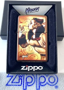 ZIPPO PREVIOUSLY COLLECTED Not Used MAZZI Lighter WINDY 24745 Harvest Bronze - Picture 1 of 6