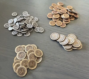 Sheriff of Nottingham 2nd Edition | Complete Coin Set | Official Game Pieces - Picture 1 of 2