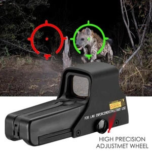 Red Green Dot Reflex Sight Scope 552 Series Tactical Holographic Optic 20mm Rail - Picture 1 of 13