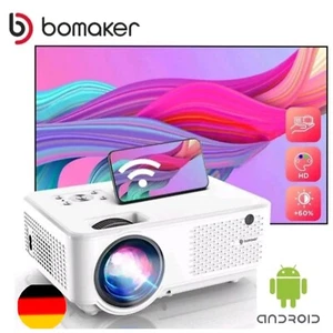 Wireless Beamer Wifi Mini LED Projektor C9 Heimkino 1080P iOS/Android Bomaker . - Bild 1 von 10