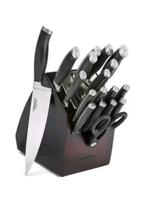Calphalon Contemporary SharpIN Self Sharpening Knife Set, 18-Piece MSRP $200+ - Picture 1 of 2