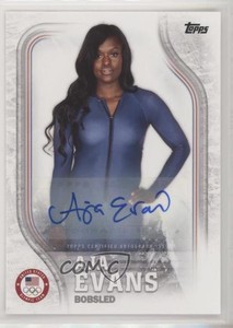 2018 US Olympic & Paralympic Team and Hopefuls /60 Aja Evans Rookie Auto RC