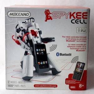 RARE 2008 MECCANO SPYKEE CELL ROBOT FOR iPOD 160+ PARTS NEW SEALED ! - Picture 1 of 8