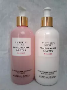 Nuevo conjunto de loción para manos y jabón de manos Victoria's Secret Pomegranite & Lotus Balance - Imagen 1 de 1