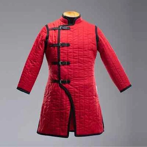 Medieval Thick Padded Gambeson Coat Aketon Armor SCA LARP Medieval gambeson - Picture 1 of 6