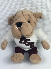 Vintage Mississippi State Bulldogs 1990 MSU Bully Plush Bulldog by Greek to Me 
