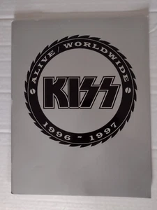 KISS ALIVE Worldwide Tour Book 1996-1997 SILVER COVER European version RARE - Picture 1 of 18