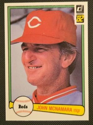 1982 Donruss #526 John McNamara! Cincinnati Reds - Image 1 of 2