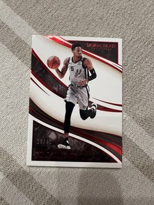 2019-20 Immaculate Collection Red #82 Dejounte Murray #/49 San Antonio Spurs