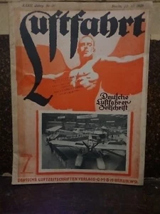 Rivista 1928 Aeronautica Militare,Luftfahrt ,Berlin - Foto 1 di 6