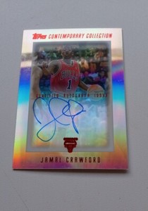 2003-04 Topps Contemporary Collection Jamal Crawford Red Auto Autograph 18/50
