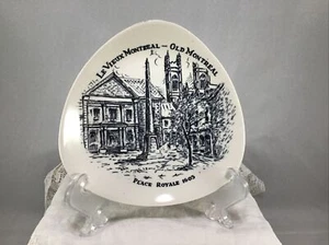 Vintage Le Vieux Old Montreal Trinket Dish-by Crown DeVon Ironstone England - Picture 1 of 4
