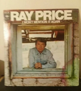 RAY PRICE I WON'T MENTION IT AGAIN record album LP - Imagen 1 de 2