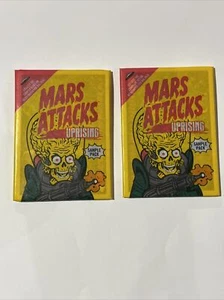 Mars Attacks Uprising x 2 - 5 Karten Promo - ungeöffnetes Wax Pack - SideKick / Topps - Bild 1 von 2