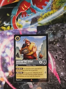 Disney Lorcana - Gustav The Giant 173/204 - NON Foil Into the Inklands Rare - Picture 1 of 2