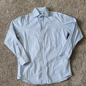Steve & Barrys Shirt Adult Small Button Up Long Sleeve Classic Mens Small Blue - Picture 1 of 8