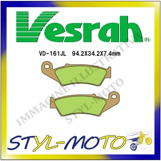 VD-161JL PASTIGLIE ANTERIORI SINTERIZZATE KAWASAKI KX 450 KX450F 2006 Foto 1 de 1