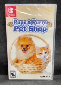 Pups & Purrs Pet Shop (Nintendo Switch) TOTALMENTE NUEVO - Imagen 1 de 2