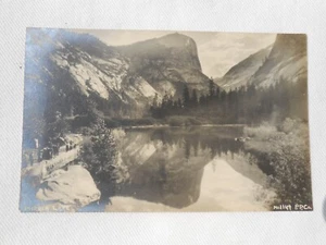 um 1900 Spiegel Lake Yosemite CA RPPC Arthur C Pillsbury RPPC Postkarte P3 - Bild 1 von 3