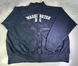 Washington DC Fleece Sweatshirt Full Zip Size XL USA Pre Loved Salt Creek - Picture 1 of 8
