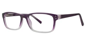 MODERNO EQUILIBRIO ÓPTICO UNISEX GAFAS DE PLÁSTICO 56-17-135 CIRUELA CON ESTUCHE BLANDO - Imagen 1 de 1