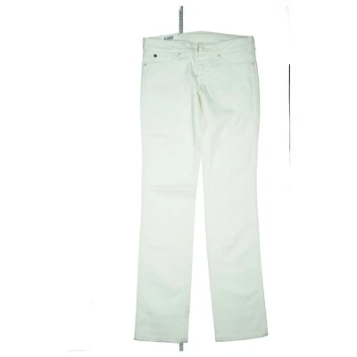Wrangler Charlie DD Mujer Vaqueros Stretch Delgado Skinny W28 L34 Blanco Clínica - Imagen 1 de 4
