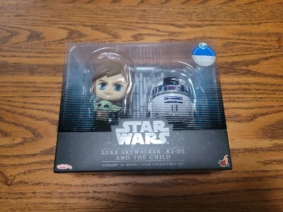 Hot Toys Cosbaby Star Wars Mandalorian LUKE SKYWALKER R2-D2 THE CHILD GROGU - Image 1 of 4