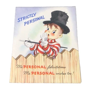 Biglietto Compleanno Vintage Pop Up 3D Per Un Amico Personalizzato Made in USA 919A - Foto 1 di 2