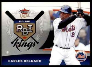 2006 Ultra RBI Kings #RBI15 Carlos Delgado New York Mets