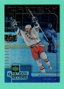 (1) WAYNE GRETZKY 1999-00 MCDONALDS # 12 FOR THE PERFORMANCE RECORD CARD (H8109)