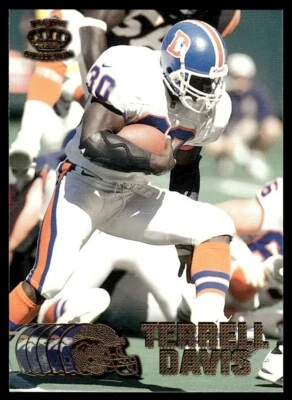 1997 Pacific Red Terrell Davis Denver Broncos #115 - Image 1 of 2