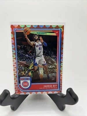 Saddiq Bey Detroit Pistons 2022-23 Panini NBA Hoops - Gravity #62 /75 - Image 1 of 3