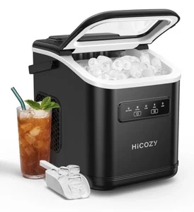 HiCOZY Macchina per il Ghiaccio, Macchina per il Ghiaccio da Banco con Manico Rimovibile - Foto 1 di 10
