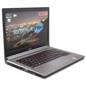 Fujitsu E744 14" Core I5 Windows 11 16gb 480gb Computer Portatile Ricondizionato - Foto 1 di 10