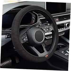 Elastic Stretch Steering Wheel Cover, Universal 15 inch, Microfiber - Picture 1 of 6