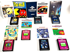 Vintage Games for Atari 2600 Console X 7, With Manuals.
