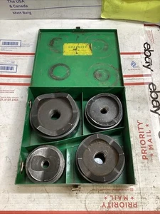 Greenlee 7306 Knockout Punch Set 2 1/2 - 4" Condotto ED4U 5046-A - Foto 1 di 6