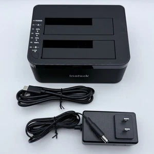 Station d'accueil Inateck SATA vers USB 3.0 HDD clonage hors ligne 2,5" 3,5" HDD SSD - Photo 1/6