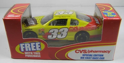 NASCAR #33 Tony Raines CVS Bayer 1:64 Scale Bayer Promo Diecast Race Car - Image 1 of 2