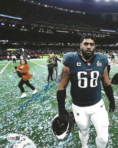 Autographed  JORDAN MAILATA  Philadelphia Eagles 8X10 Photo w/ JSA COA - Picture 1 of 1