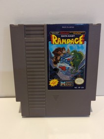 Rampage (Nintendo Entertainment System, NES 1988) Authentic cartridge, tested.
