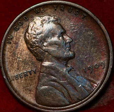 1909 VDB Philadelphia Mint Copper Lincoln Wheat Cent - Image 1 of 2