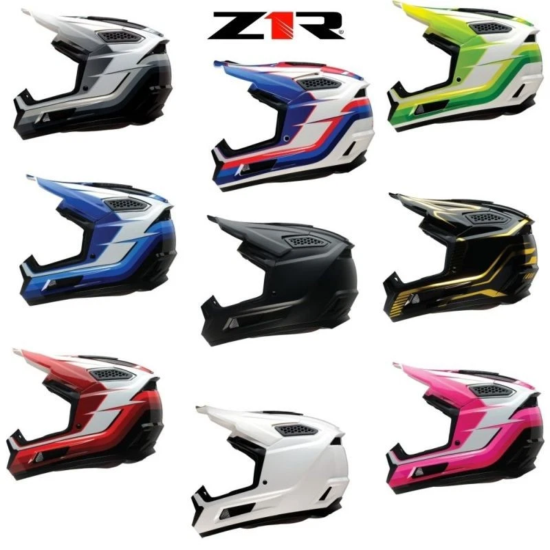 Z1R Dirt Maxx MX Motocross Offroad ATV Helmet - Pick Size & Color - Imagem 1 de 4