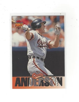 1994 DONRUSS TRIPLE PLAY BASEBALL SERIES SINGLES #'S 151-300 - Image 1 of 2