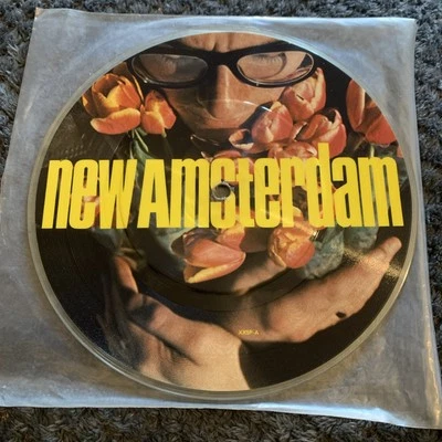 ELVIS COSTELLO New Amsterdam 1980 F-Beat 1st press 7" Picture Disc EP Near Mint - Image 1 of 2