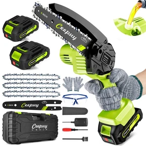 Mini motosierra inalámbrica,[2025 mejorada] Sierra eléctrica regalos para hombres papá esposo... - Imagen 1 de 7
