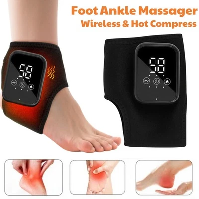 Electric Foot Ankle Massager Joint Pain Relieve Vibration Infrared Hot Compress - image 1 of 4