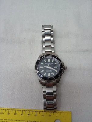 Relógio Stuhrling masculino Depthmaster mergulhador profissional 10 caixas eletrônicos **não testado** - Imagem 1 de 4