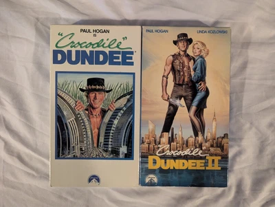 Crocodile Dundee (VHS, 1986) and Crocodile Dundee II (VHS, 1988) - Image 1 of 4
